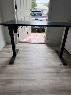 Black Electric Standing Desk