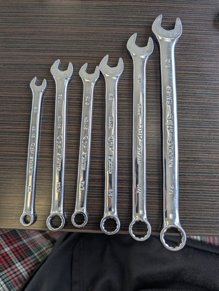 MAC Standard US Size Wrenches