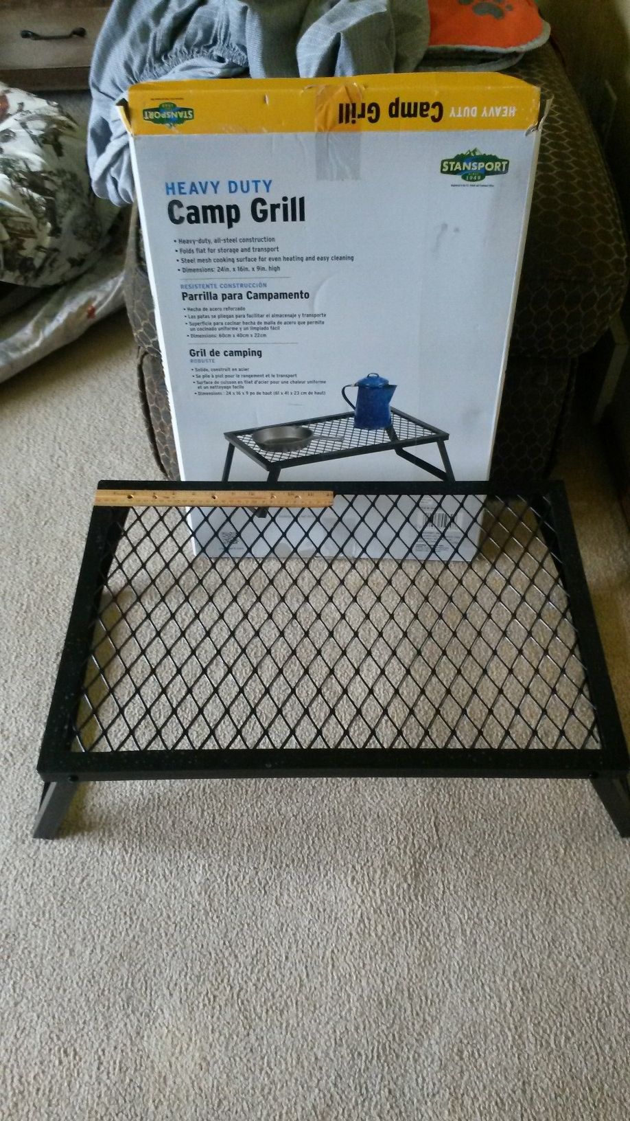 Heavy duty Camp Grill, never used