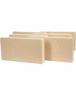 Fire Bricks, Properly Cured High Temperature FireBrick, USA-Made Residential Fire Clay Replacement for Wood Stove, Fireplace, & Pizza Oven, Size 9" x
