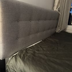 Queen tufted headboard 
