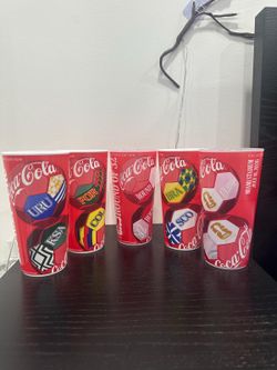 Official Coca-Cola 2026 FIFA World Cup Commemorative Cups Set - Miami Stadium