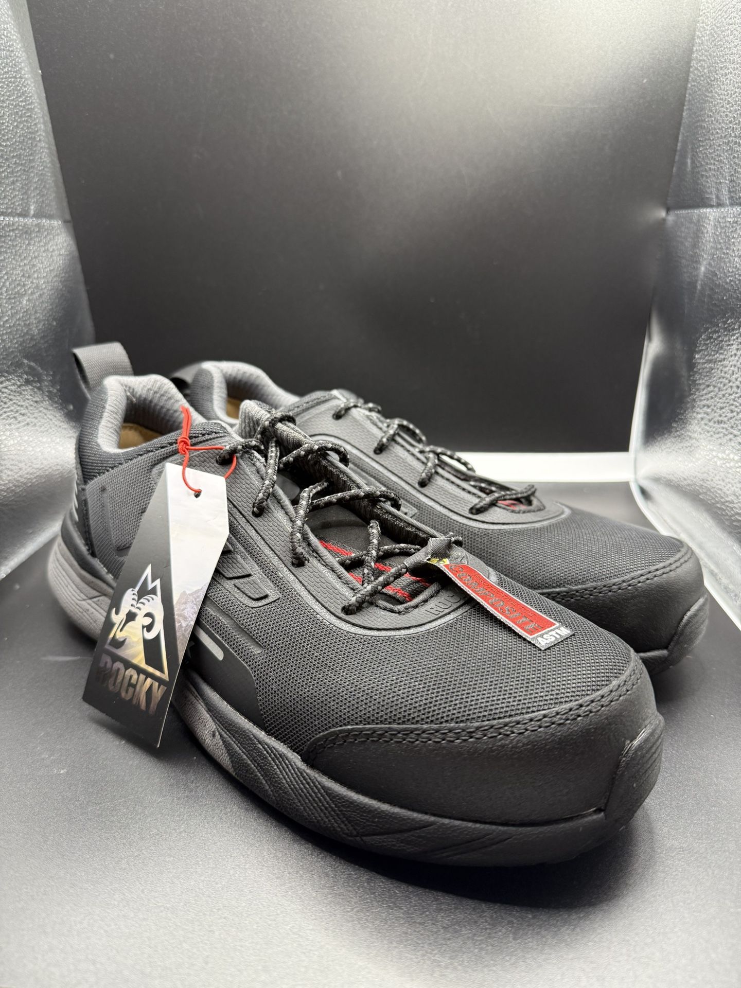 Rocky Men’s 10 Industrial Athletix Lo-Top Composite Toe Work Shoe