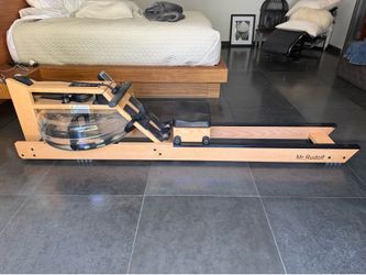 Mr Rudolf Wood Water Rowing Machine - Excellent condition