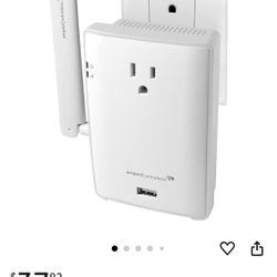 Amped Wireless High Power Plug-in AC1200 Wi-Fi Range Extender with Pass Thru Out
