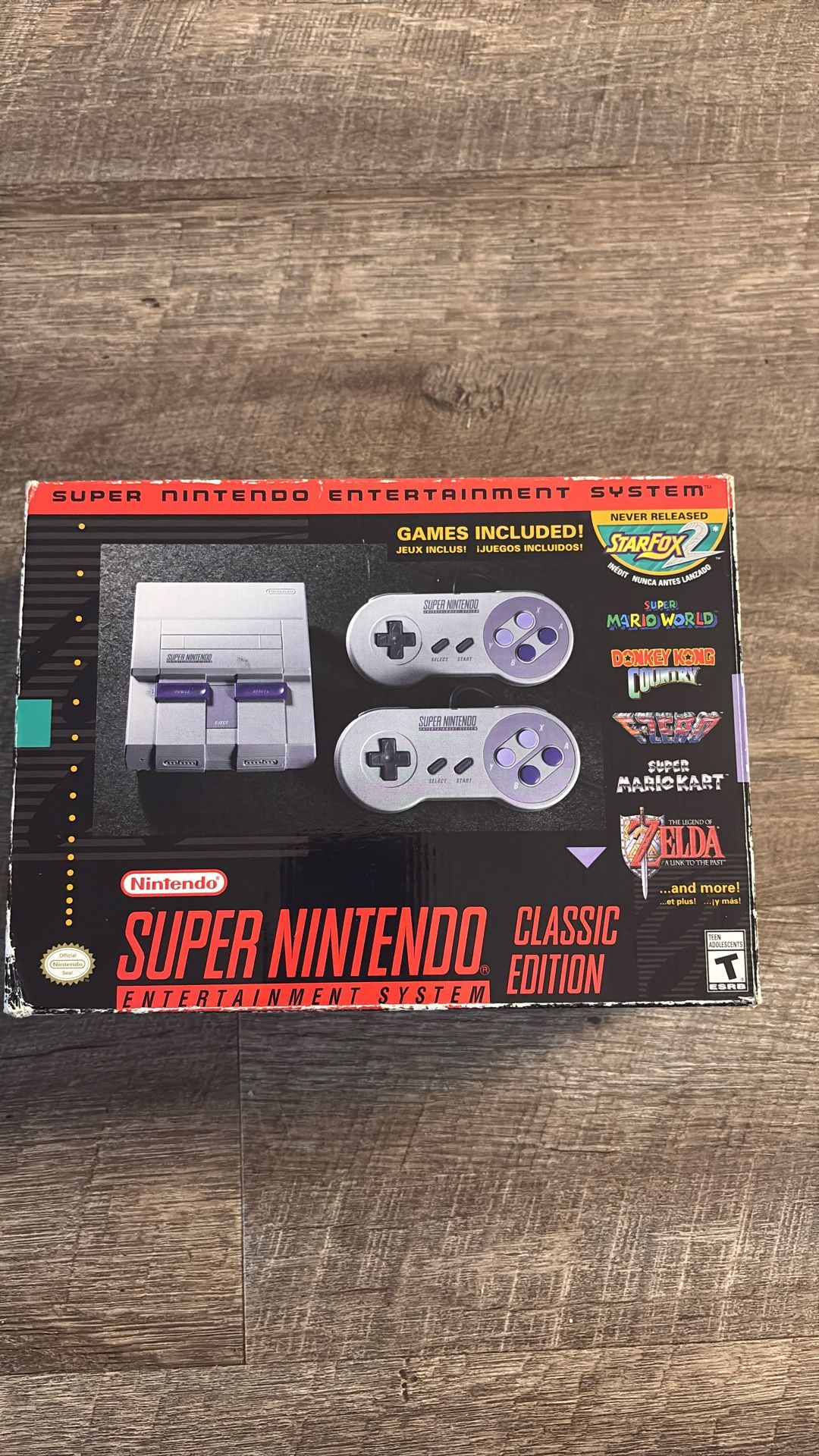 SUPER NINTENDO CLASSIC EDITION - WITH GAME - MUST HAVE!!!