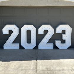 4FT Wooden Graduation 2023 Marquee Numbers