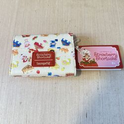 Loungefly Strawberry Shortcake Mini Flap Wallet Brand New w/Tags Read Info Blw!  