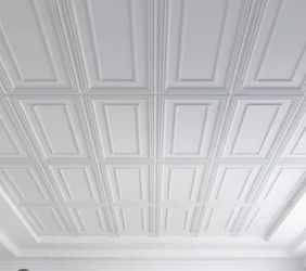White Decorative Drop Ceiling Tiles