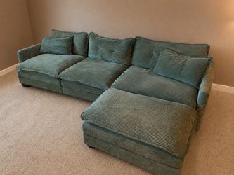 gotta go delivery is free Corduroy L couch