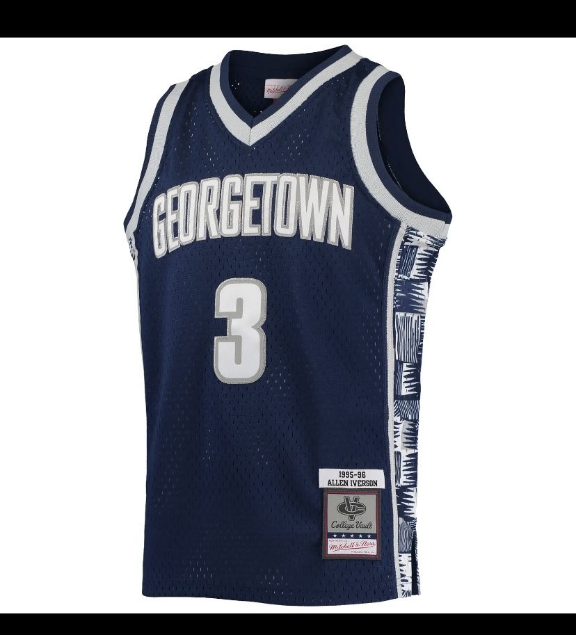 Allen Iverson Georgetown Hoyas Swingman Jersey - Mitchell & Ness 1995 Edition