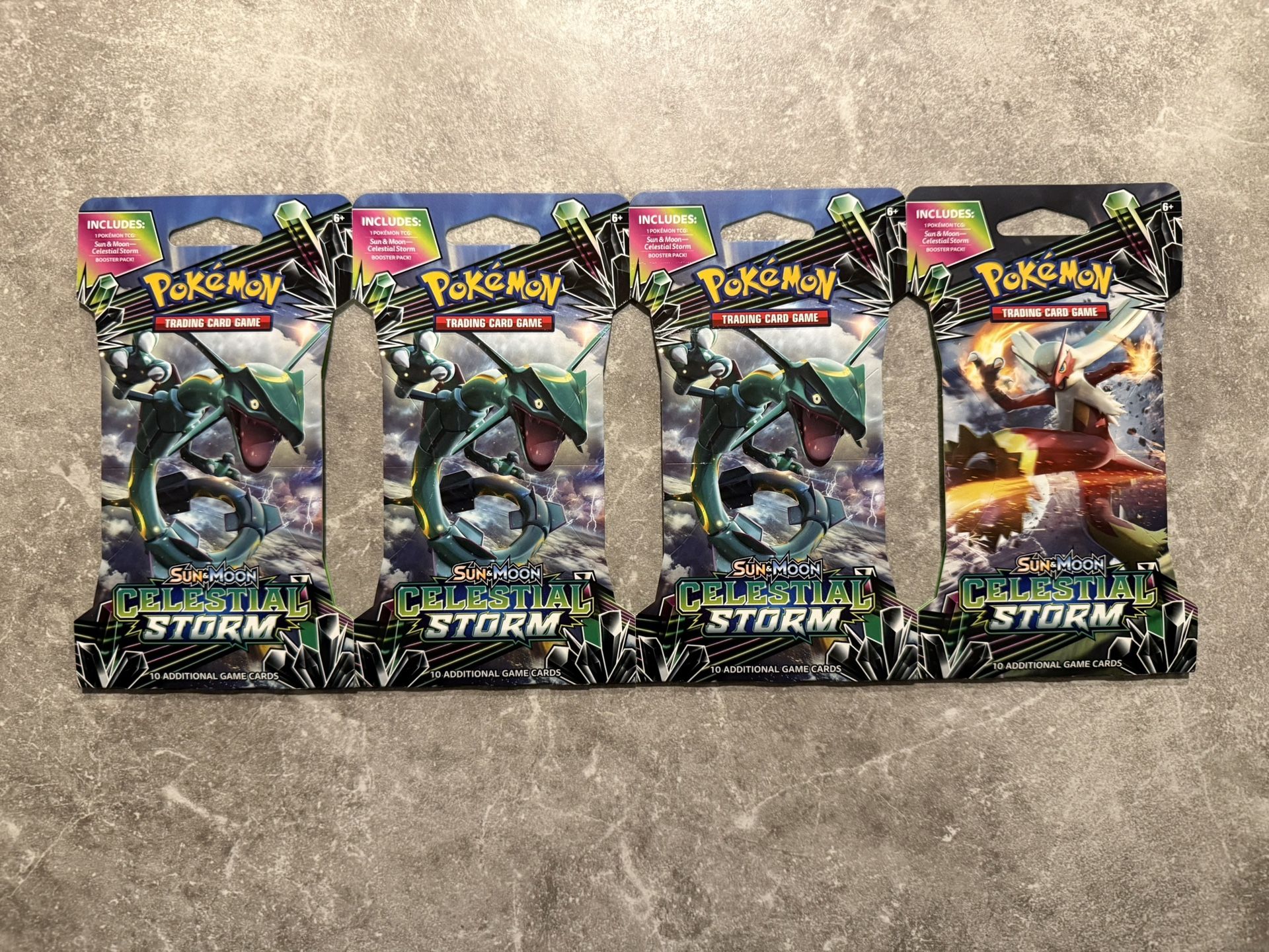 Pokemon Celestial Storm Sleeved Booster Packs