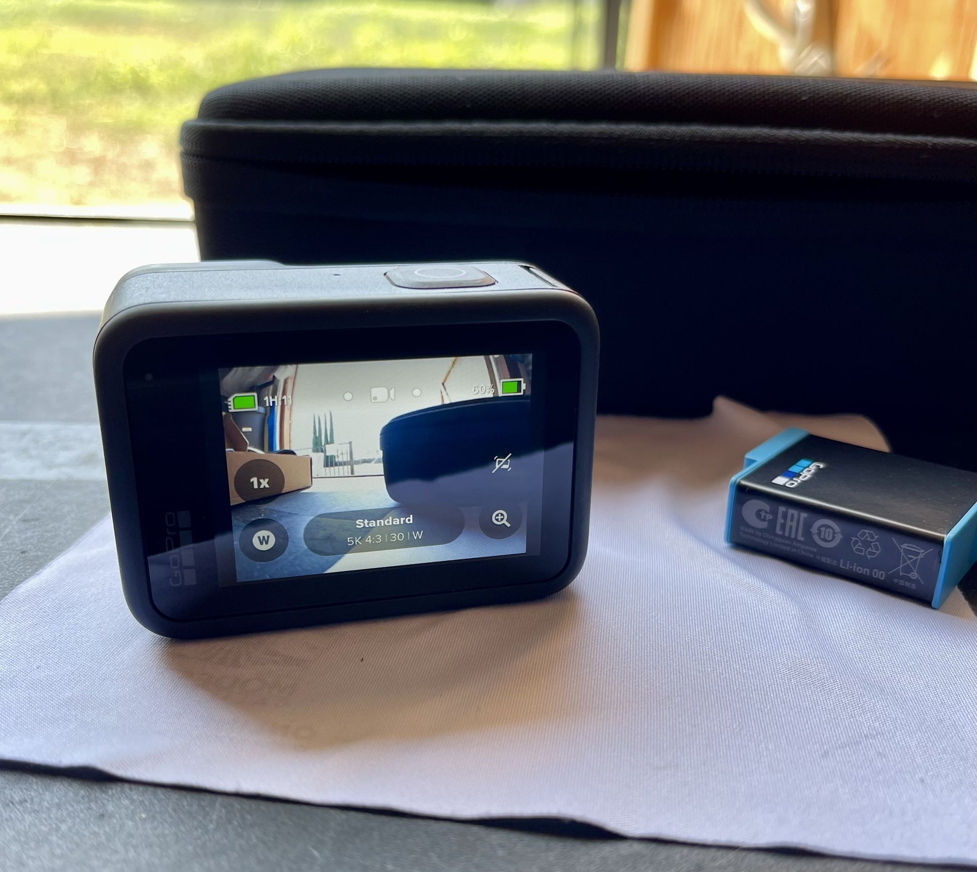 GoPro Hero 10 w/Case, Lenses, & Extras