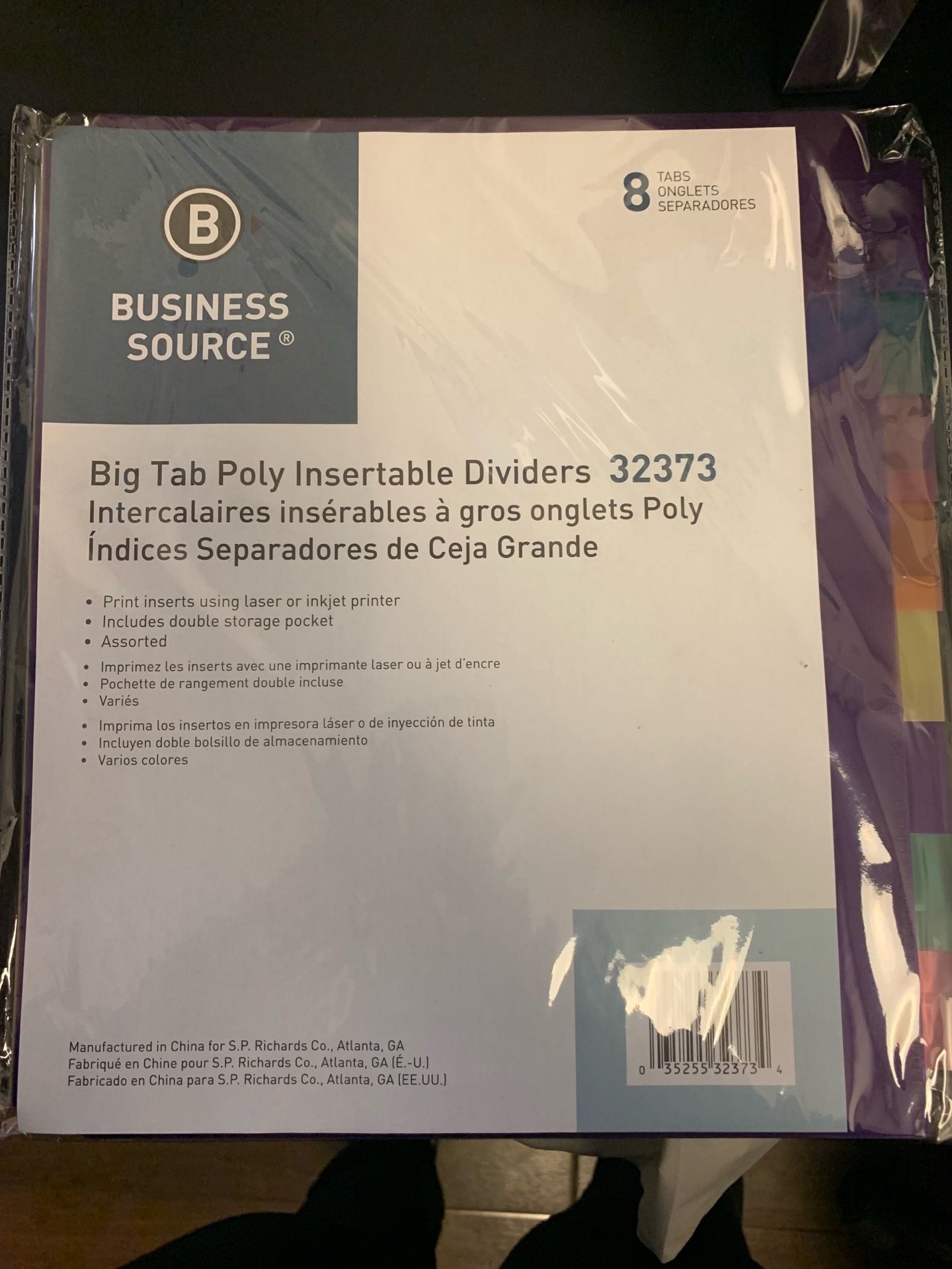 Big tab dividers