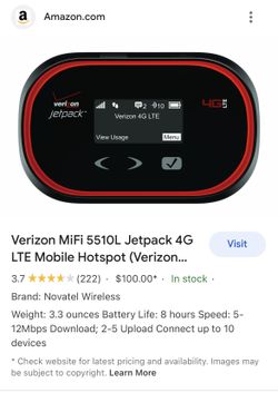 Verizon Jet Pack