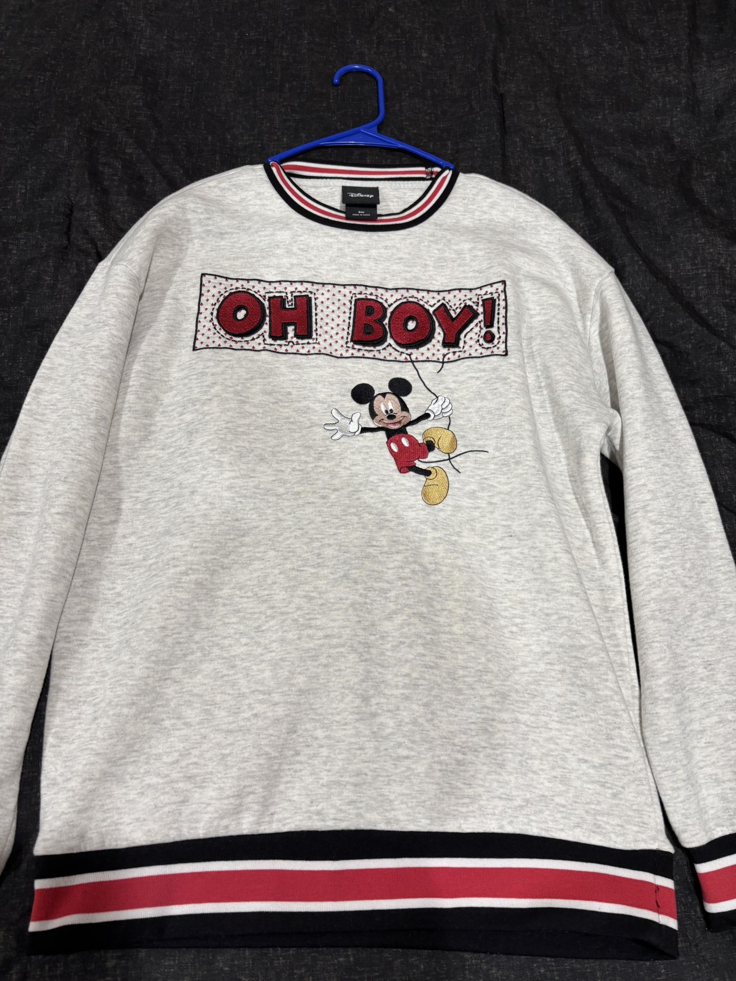 Disney BoxLunch Mickey Mouse Oh Boy Crewneck sweatshirt