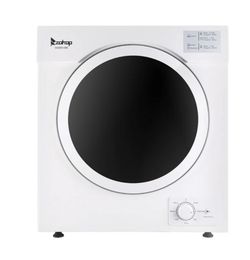 ZOKOP Electric Compact Laundry Dryer 5.5kg 12lb Capacity Drying Machine, White