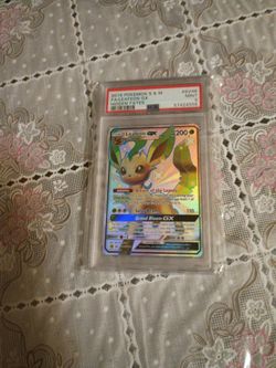 PSA 9 2019 Pokemon S&M FA/Leafeon GX Hidden Fates