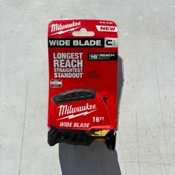 MILWAUKEE   WIDE BLADE  MAGNETIC TAPE MEASURE 16’