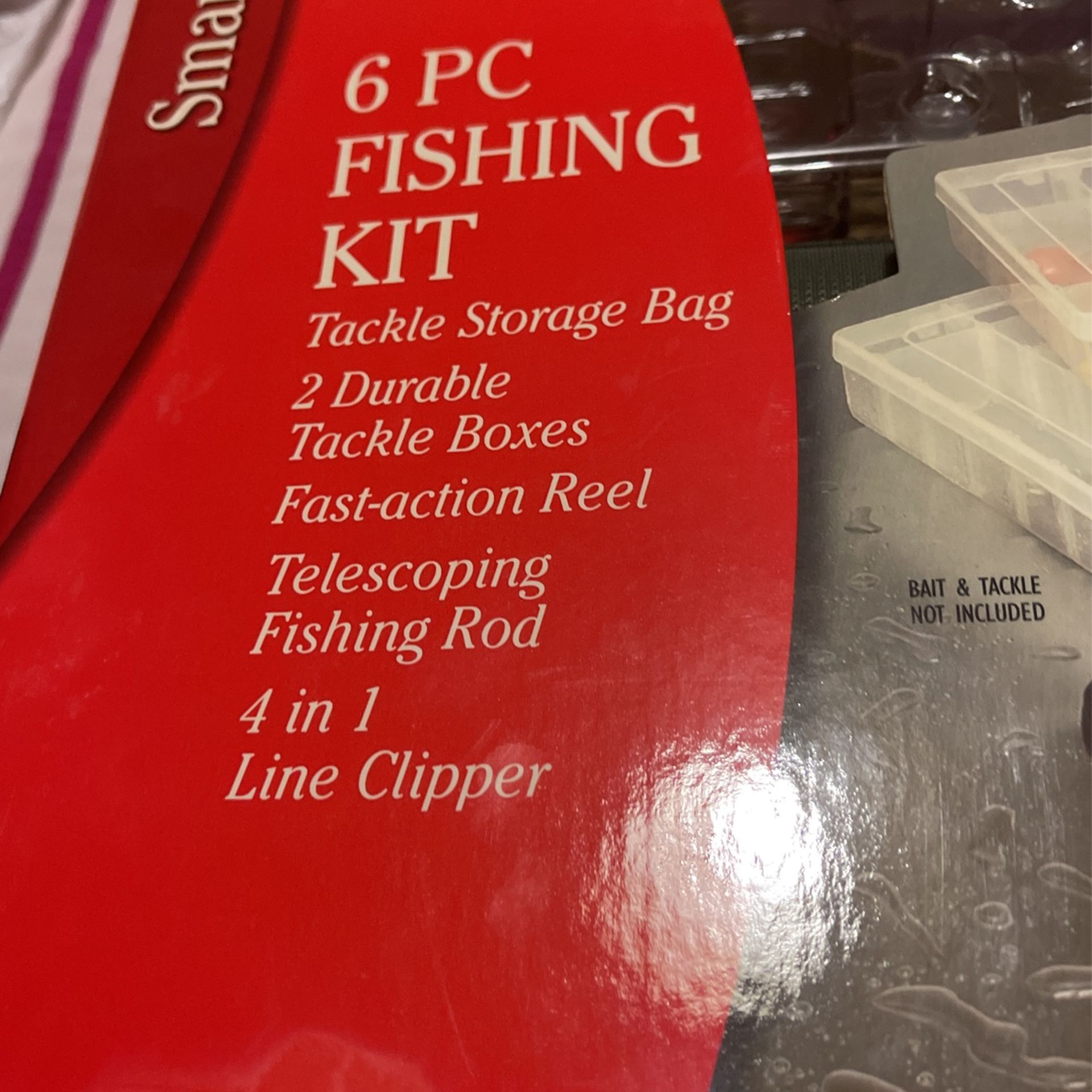 Brand New 6 PC Fishing Kit