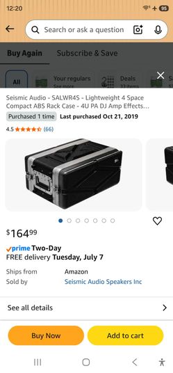 Rack Case 4U Seismic Audio