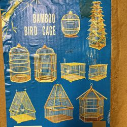 Bamboo Bird Cage