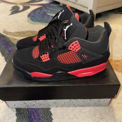 Jordan 4 Red Thunders