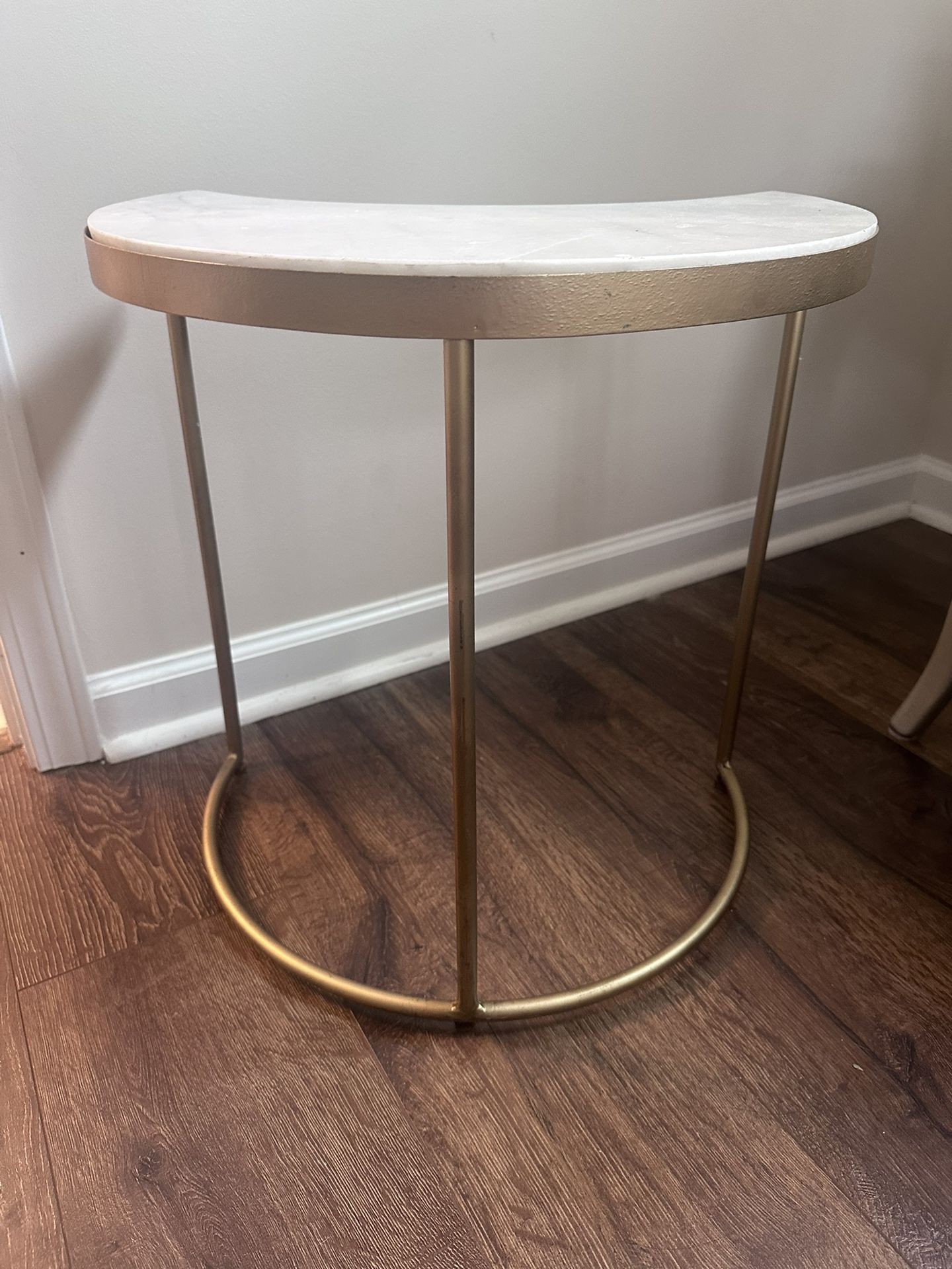 Moon Shape Accent Table
