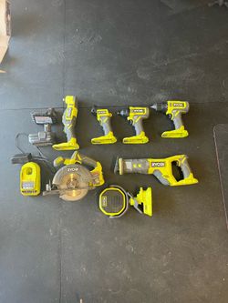 Ryobi Power Tools w/ batteries and charger