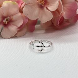 Sideways Anchor Ring | Size 7.5 & 8 Available.