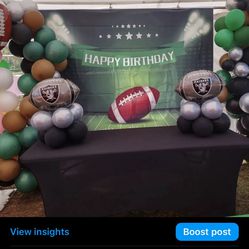 Football Birthday Theme 
