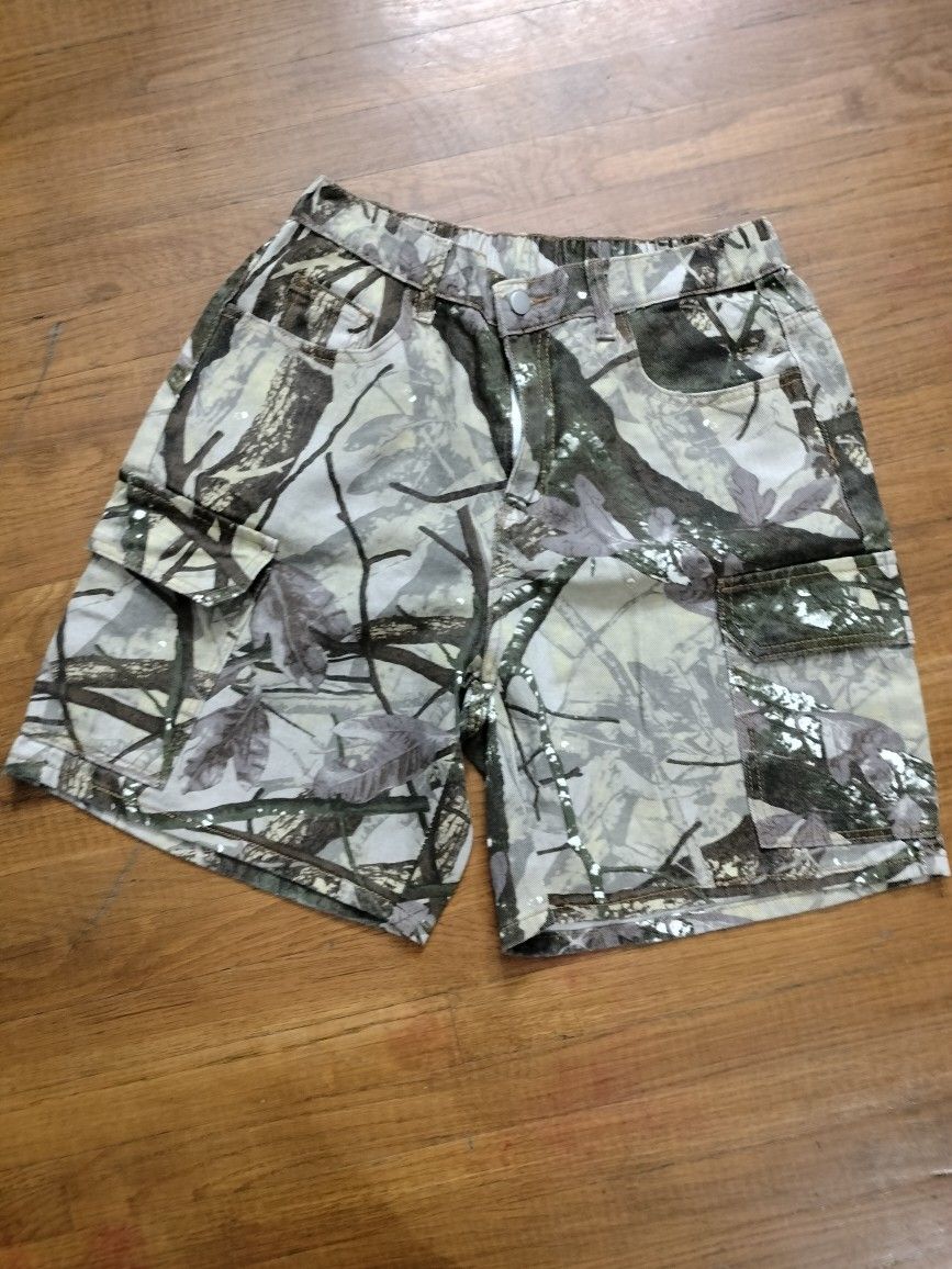 Vintage Real Tree Camo Style Jort Shorts Size Medium