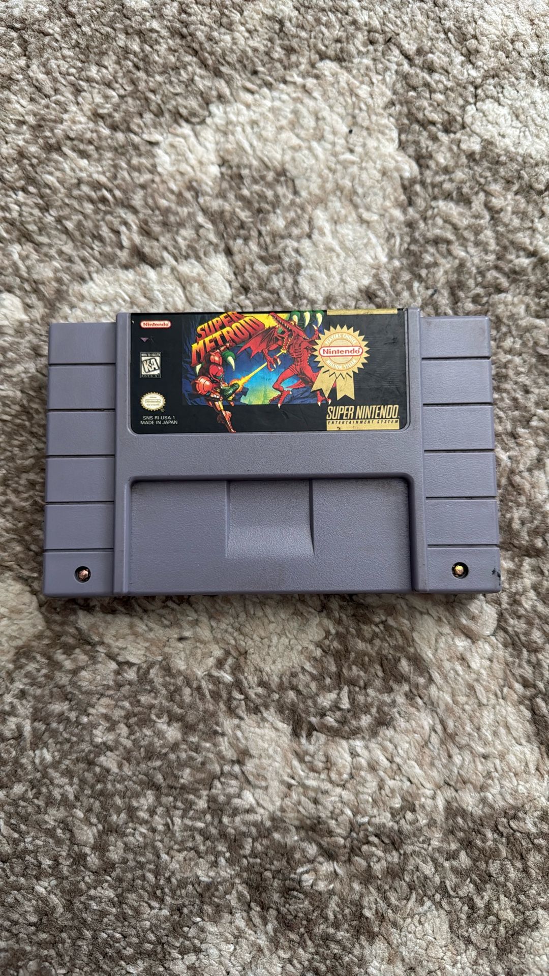 Super Metroid For Super Nintendo