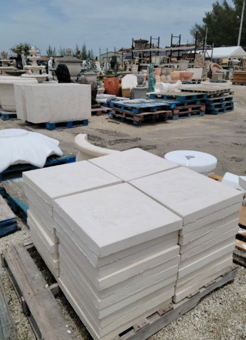Concrete 18" Patio Pavers / Cement Backyard Stepping Stones / Concrete Slab