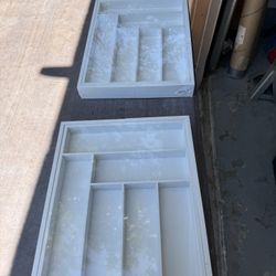Silver Ware Drawer Inserts  “New” In Plastic 