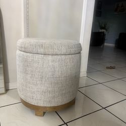 Small Ottoman with Storage