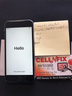 iPhone 6S 16gb Unlocked T-Mobile Metro PCS AT&T Cricket