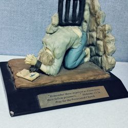 Jailed Prayer Ceramic Statue 