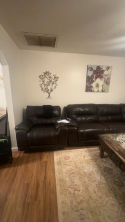 Free sectional and recliner