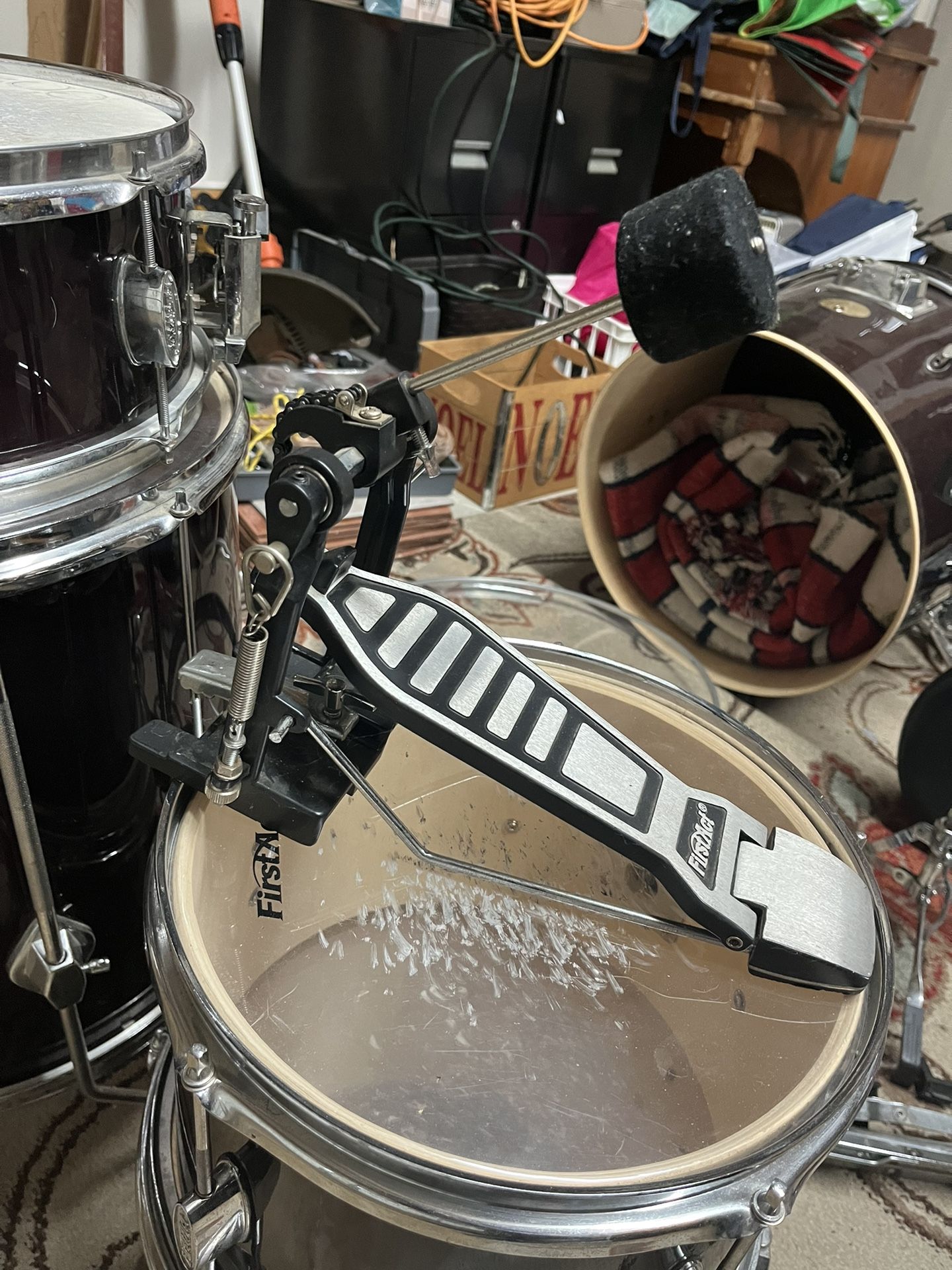 Drum Set Parts (Snare, Toms, Kick Pedal, Stool) for Sale in San Antonio