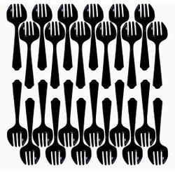  Serving Forks | Plastic | Pack of 144 (Multiple Available)