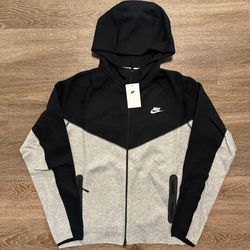Nike Tech Fleece Grey/Black Hoodie M, L & XL
