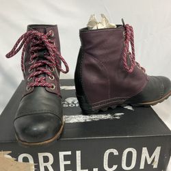 Sorel Waterproof Hidden Wedge Boots Sz9