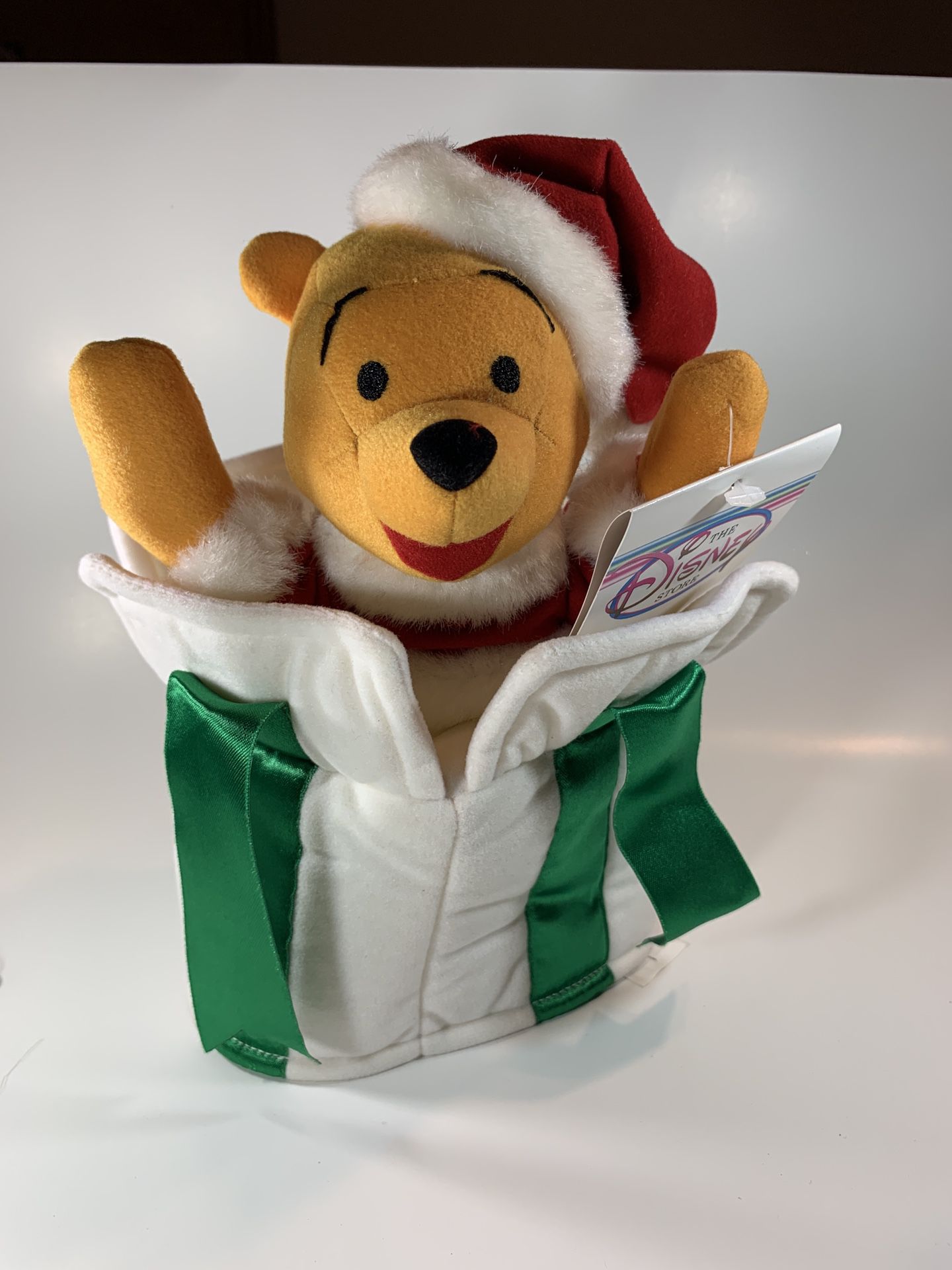 Christmas Pooh Tree Topper - Disney Winnie the Pooh - Retired - Many Pooh plushes available $10 each or $8 each if you buy 3 or more!! $160 BUYS ALL