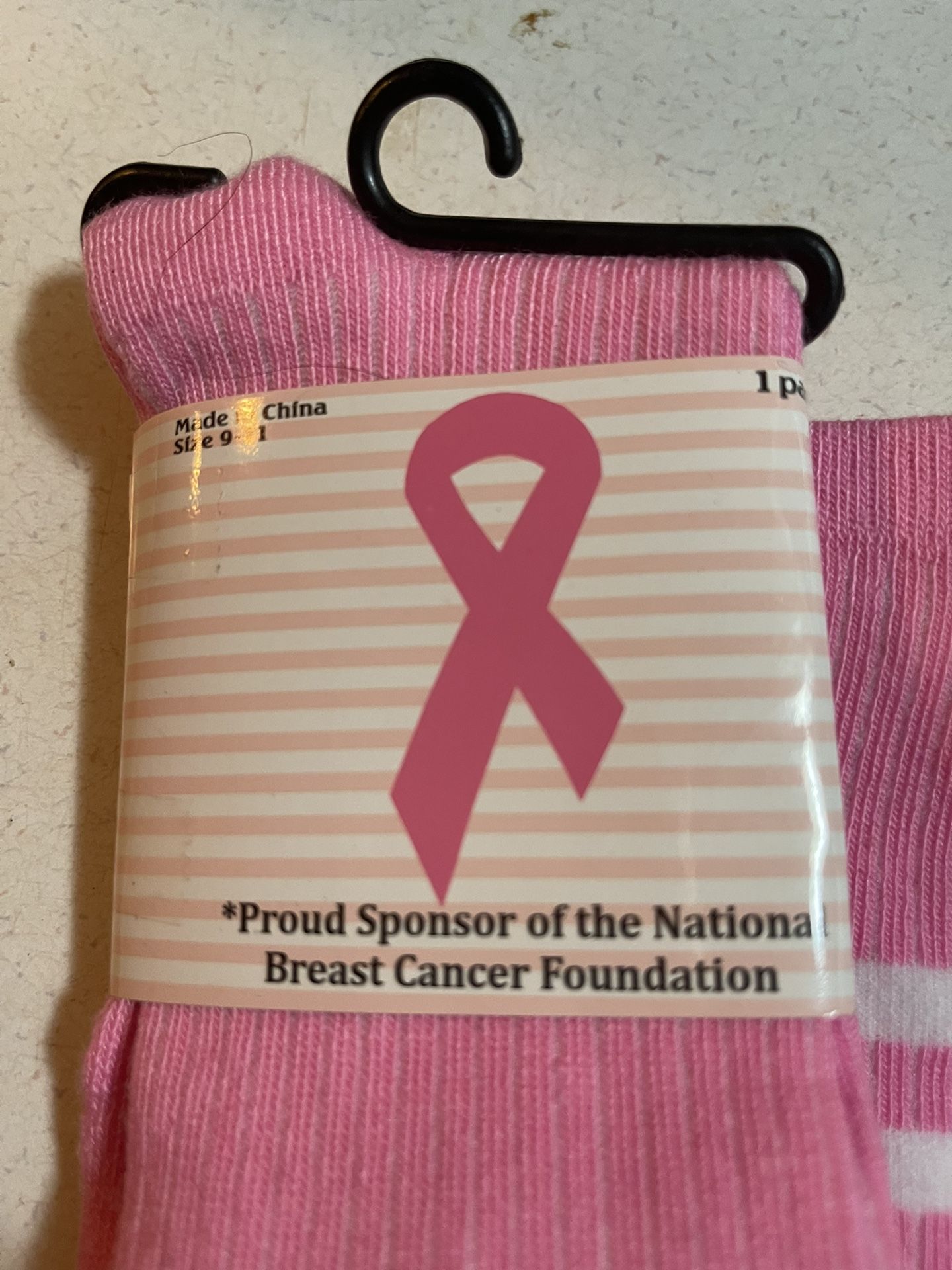 New Breast Cancer Awareness Socks