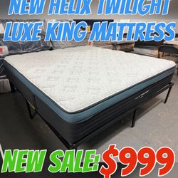NEW HELIX TWILIGHT LUXE KING MATTTESS 
