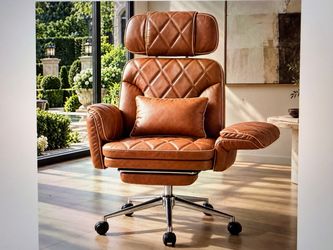 Brand new big & tall criss cross chair with footrest