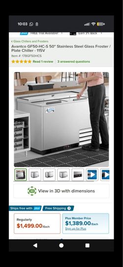 Avantco GF50-HC-S 50" Stainless Steel Glass Froster / Plate Chiller - 115V Item #: 178GF50HCS