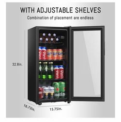 Small refrigerator Beverage refrigerator drink refrigerator