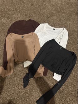 Long sleeve crop top Size S